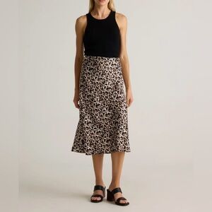 Oat New York Leopard Midi Skirt NWT New✨ Size M